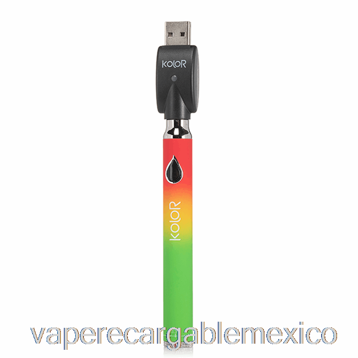 Vape Recargable Hoja Buddi Kolor Twist Slim 650mah Batería Rasta